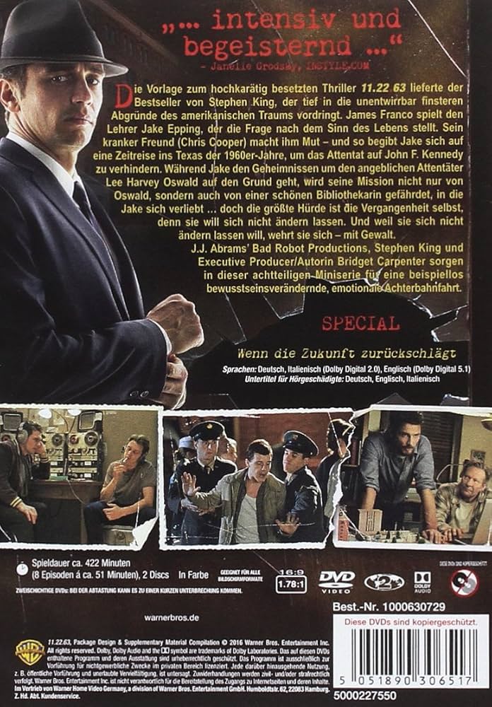 Amazon.co.jp: 11.22.63: Die komplette Serie : DVD